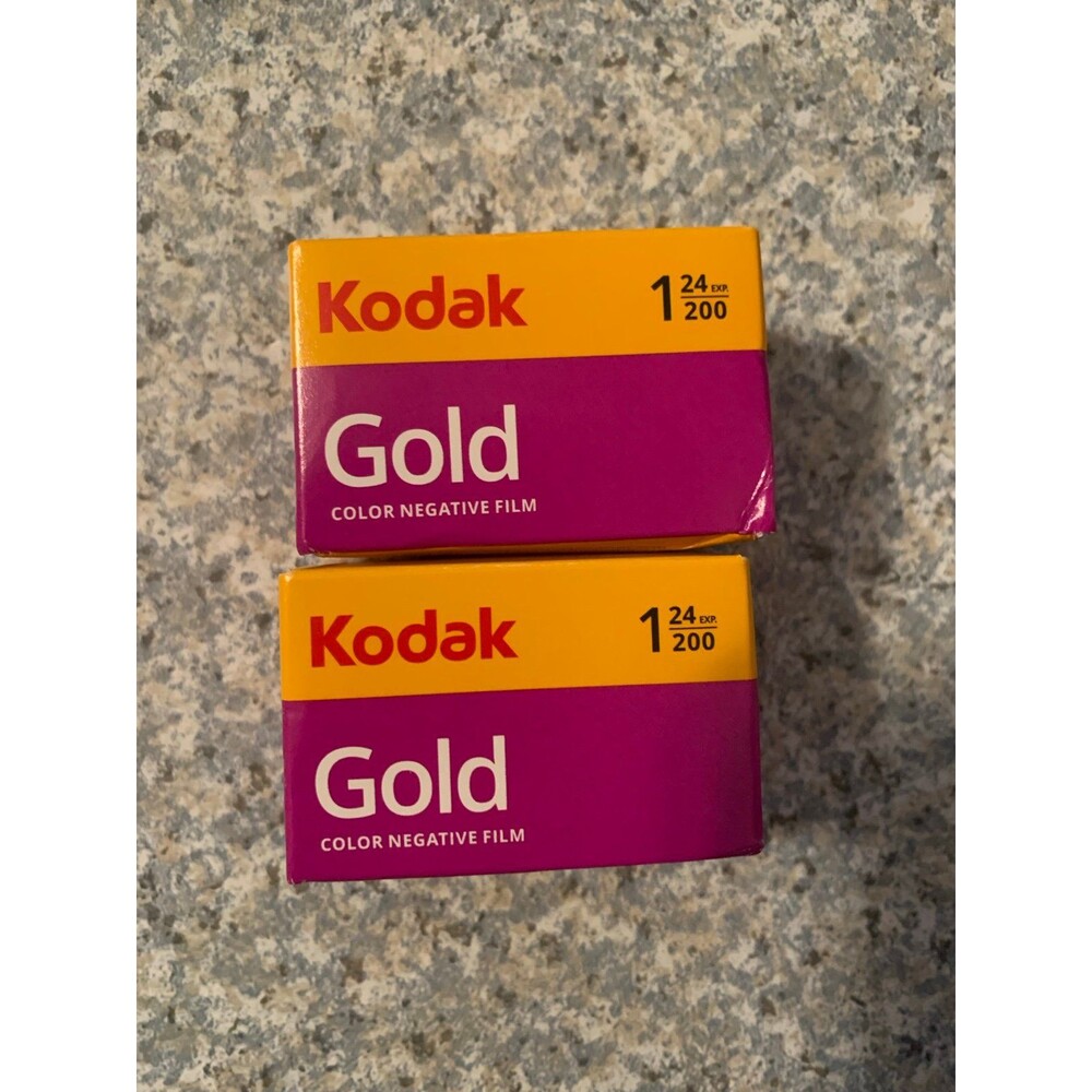 2 Kodak 6033955 Gold 200 135/24 Color Negative Film (Pack of 2